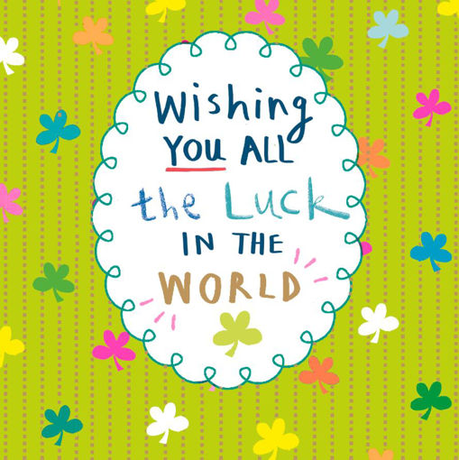 Picture of WISHING YOU ALL THE LUCK IN THE WORLD CARD